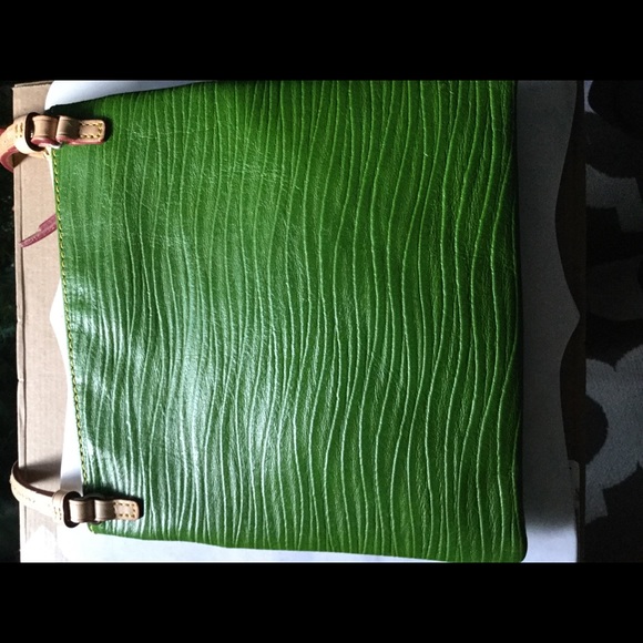 Dooney & Bourke Triple Zip Green Crossbody Bag - Picture 2 of 7